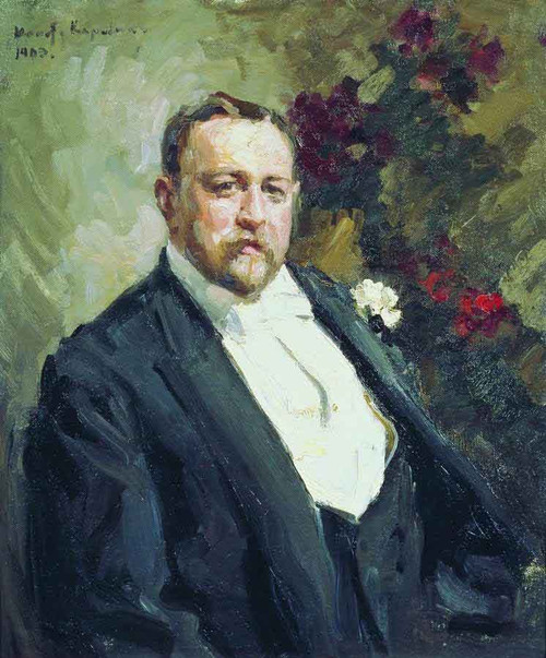 Portrait Of Ivan Morozov By Constantin Alexeevich Korovin By Constantin Alexeevich Korovin