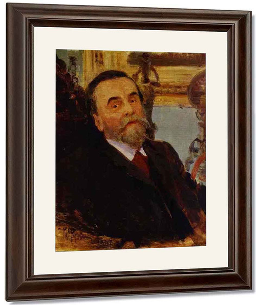 Portrait Of Ivan Zvetkov. By Ilia Efimovich Repin By Ilia Efimovich Repin