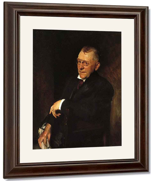 Portrait Of James Whitcomb Riley By William Merritt Chase By William Merritt Chase