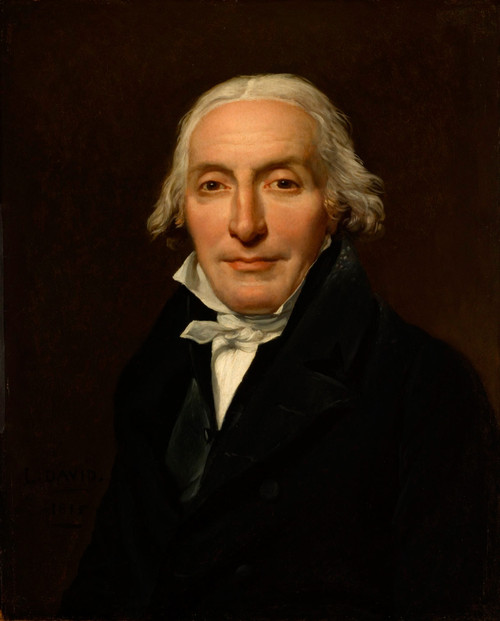Portrait Of Jean Pierre Delahaye By Jacques Louis David By Jacques Louis David