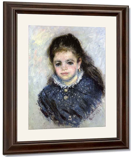 Portrait Of Jeanne Serveau By Claude Oscar Monet