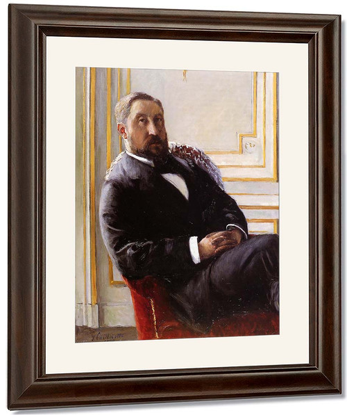 Portrait Of Jules Richemont By Gustave Caillebotte By Gustave Caillebotte