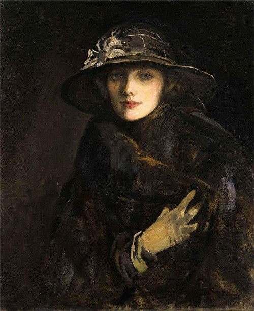 Portrait Of Lady Gwendoline Churchill By Sir John Lavery, R.A. By Sir John Lavery, R.A.