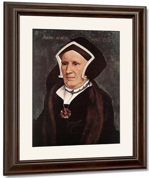 Portrait Of Lady Margaret Butts By Hans Holbein The Younger By Hans Holbein The Younger