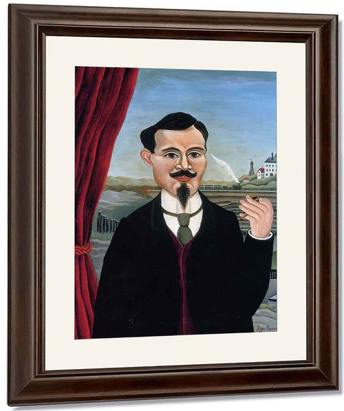 Portrait Of Leon Paul Fargue By Henri Rousseau