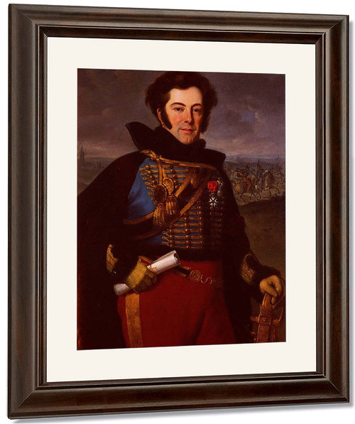 Portrait Of Lieutenant Colonel, Comte De Thalouet By Horace Vernet