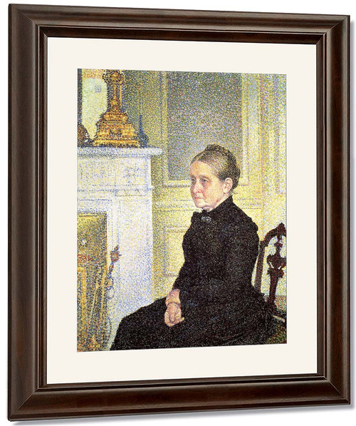 Portrait Of Madame Charles Maus By Theo Van Rysselberghe