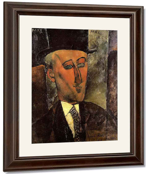 Portrait Of Max Jacob By Amedeo Modigliani By Amedeo Modigliani