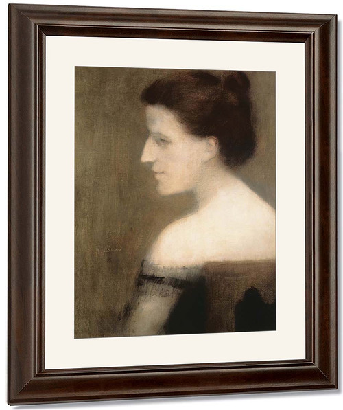 Portrait Of Mlle Dutile By Jozsef Rippl Ronai By Jozsef Rippl Ronai