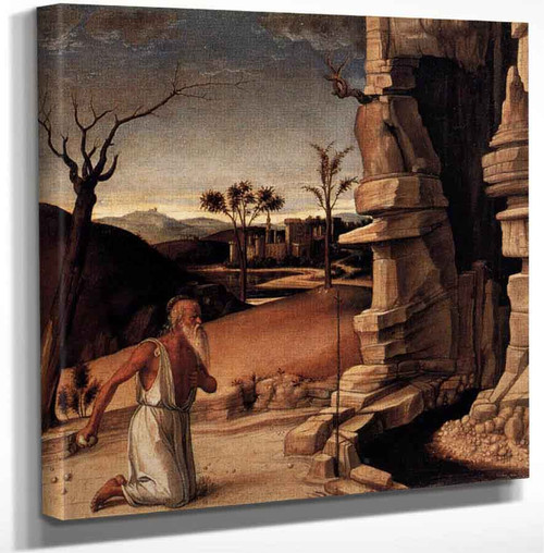 Pesaro Altarpiece (Predella) By Giovanni Bellini(Italian 1430 1516) By Giovanni Bellini(Italian 1430 1516) Art Reproduction