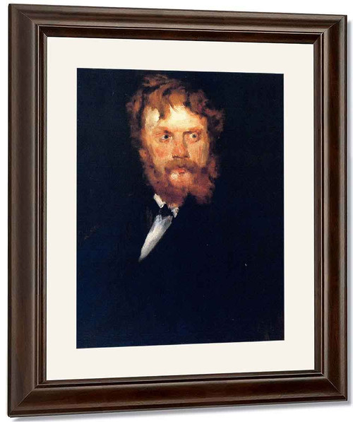 Portrait Of Mr. Drindel By William Merritt Chase By William Merritt Chase