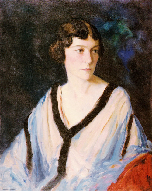 Portrait Of Mrs. Edward H. Bennett By Robert Henri Portrait Of Mrs. Edward H. Bennett By Robert Henri