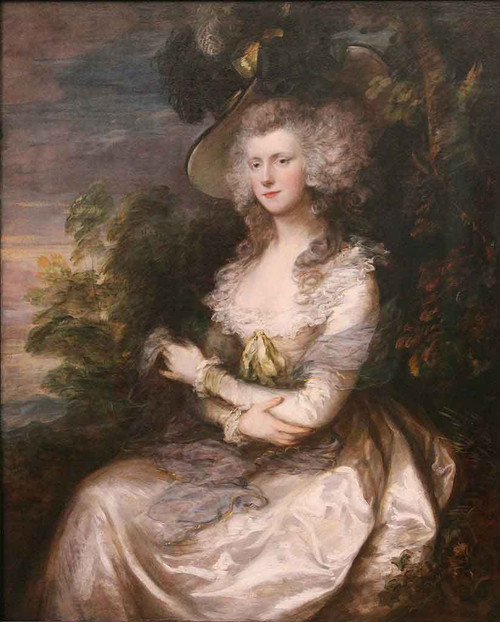 Portrait Of Mrs. Thomas Hibbert By Thomas Gainsborough By Thomas Gainsborough