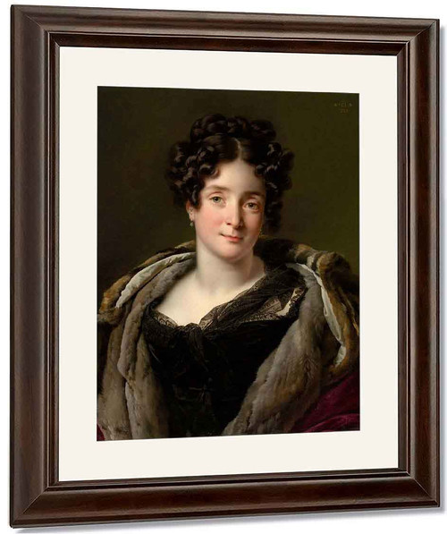 Portrait Of Odette Desiree Therese Godefroy De Suresnes By Anne Louis Girodet De Roussy Trioson