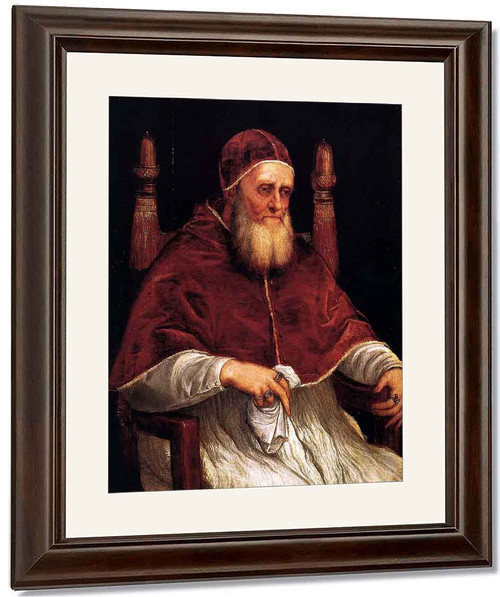 Portrait Of Pope Julius Ii By Titian