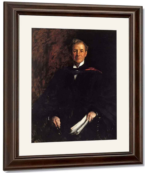 Portrait Of President William Waugh Smith By William Merritt Chase By William Merritt Chase