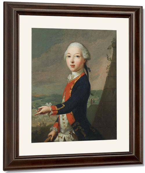 Portrait Of Prince Charles Of Hesse Kassel By Johann Heinrich Tischbein The Elder Aka The Kasseler Tischbein German 1722 1789
