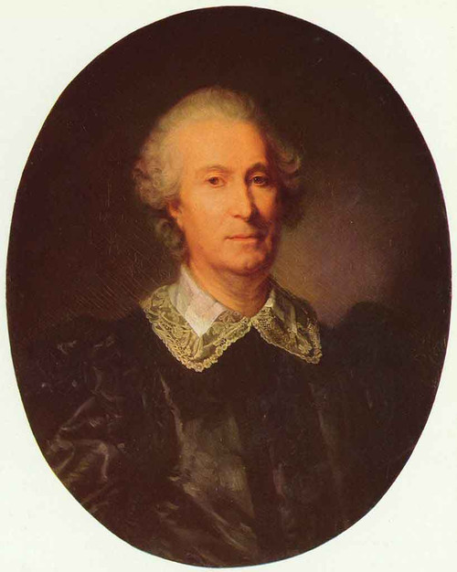 Portrait Of Randon De Boisset By Jean Baptiste Greuze By Jean Baptiste Greuze