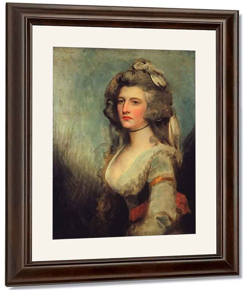 Portrait Of Sarah Curran By George Romney By George Romney