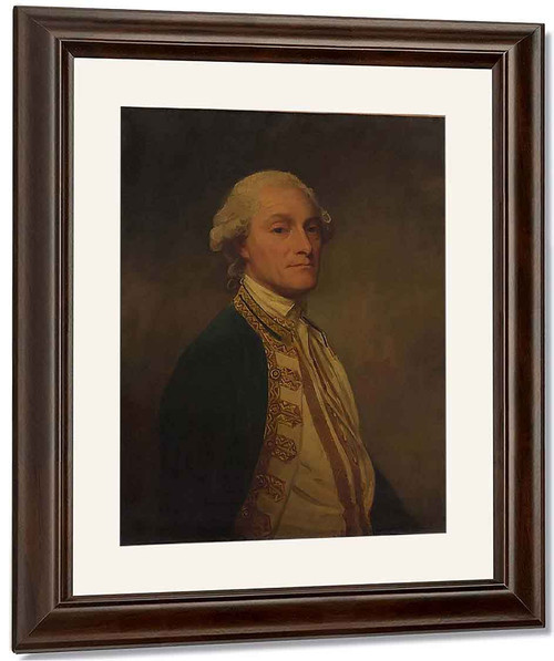 Portrait Of Sir Chaloner Ogle, 1St Baronet By George Romney By George Romney