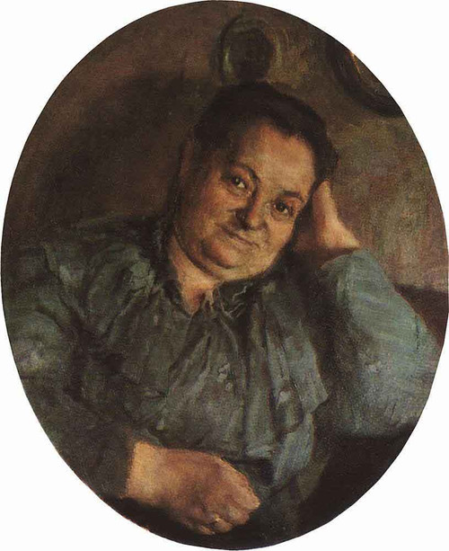 Portrait Of The Artist's Mother By Konstantin Somov