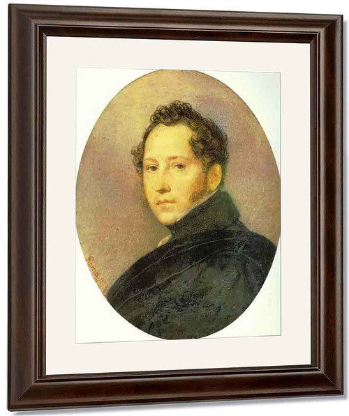 Portrait Of The Artist Sylvester Shchedrin By Karl Pavlovich Brulloff, Aka Karl Pavlovich Bryullov By Karl Pavlovich Brulloff