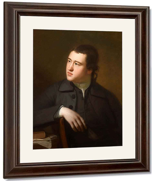 Portrait Of The Reverend William Atkinson By George Romney By George Romney