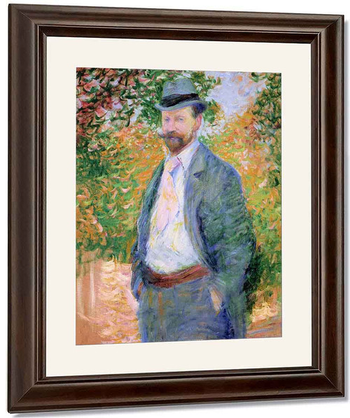 Portrait Of William H. Hurt, Giverny, 1897 By Theodore Earl Butler