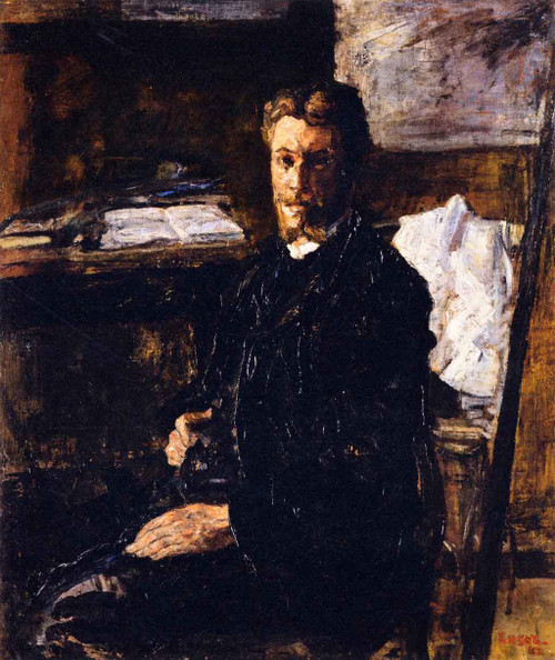 Portrait Of Willy Finch By James Ensor By James Ensor