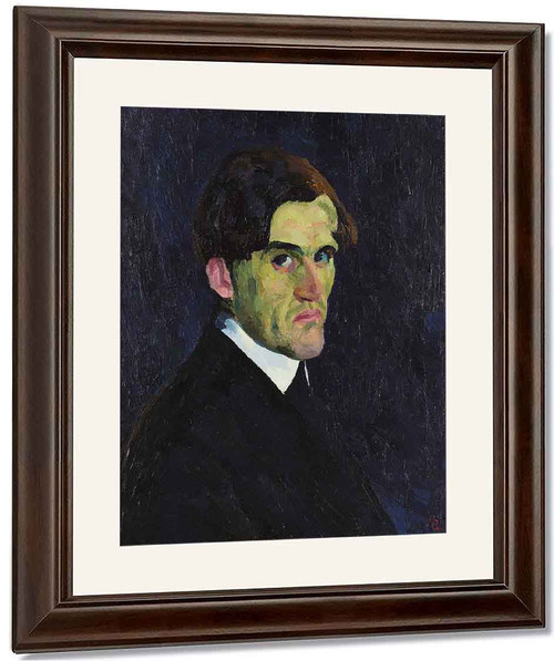 Portrait Of Zaccaria Giacometti By Giovanni Giacometti By Giovanni Giacometti