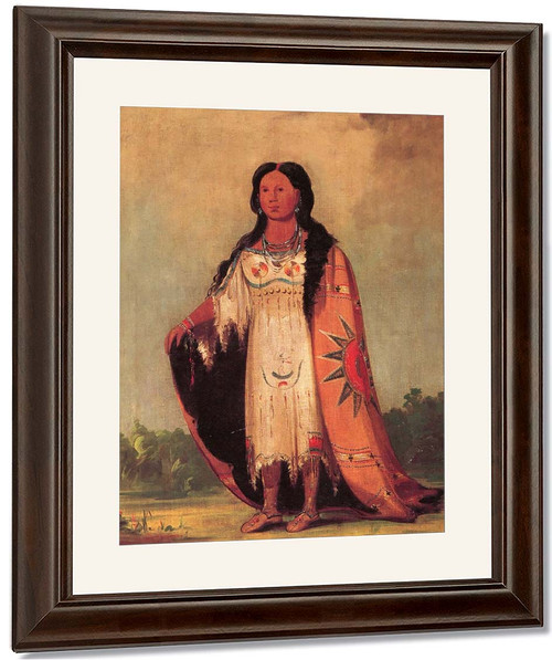 Pshan Shaw, The Sweet Scented Grass, Arikara By George Catlin By George Catlin