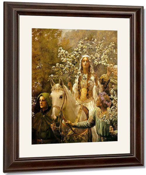 Queen Guinevre's Maying By John Maler Collier By John Maler Collier