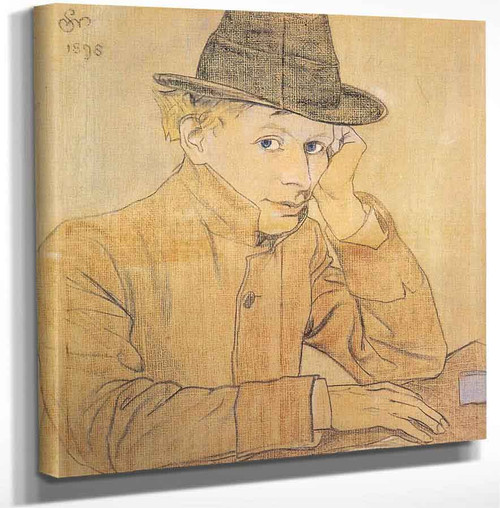 Portrait Of Adolf Nowaczynski By Stanislaw Wyspianski Art Reproduction