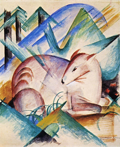 Red Deer1 By Franz Marc By Franz Marc