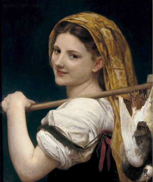 Return From The Market By William Bouguereau By William Bouguereau Return From The Market By William Bouguereau By William Bouguereau