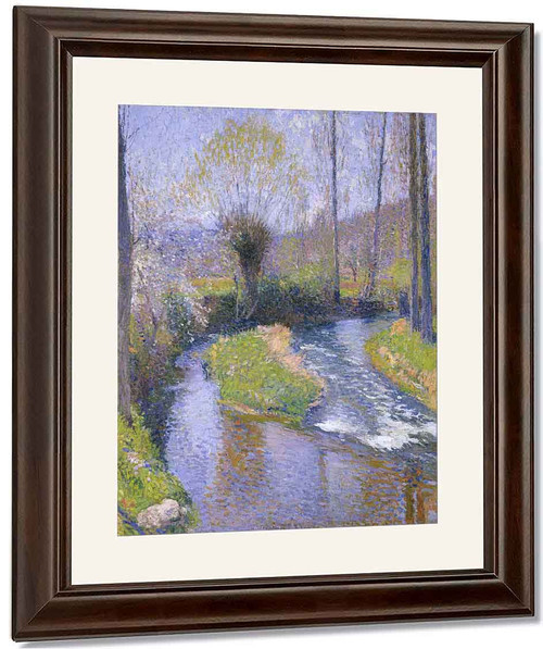 River Vert By Henri Martin By Henri Martin