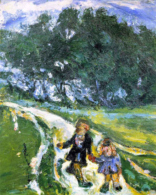 Road From School, Civry By Chaim Soutine