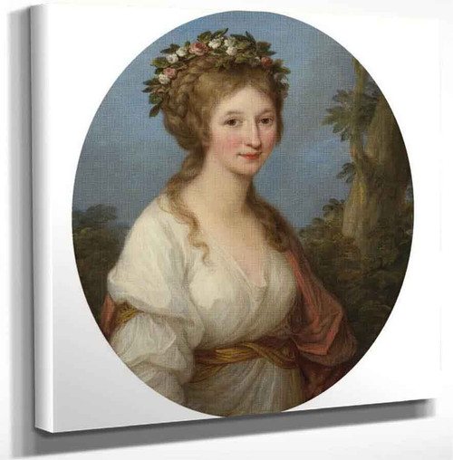 Portrait Of Dorothea Von Medem Duchess Of Courland By Angelica Kauffmann Art Reproduction