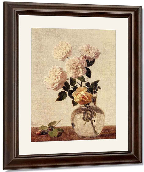 Henri Fantin-Latour、Petites roses Roses5 By Henri Fantin Latour Reproduction