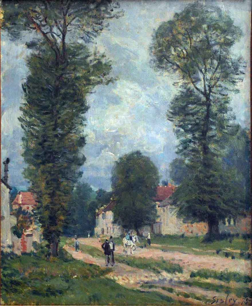 Route To Versailles By Alfred Sisley