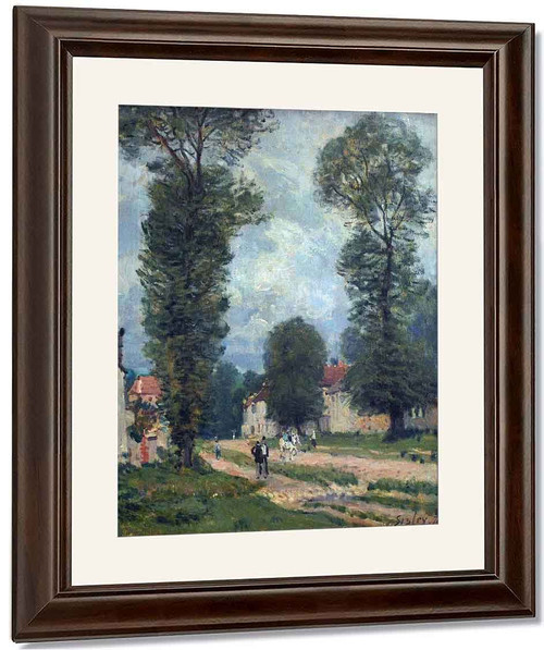 Route To Versailles By Alfred Sisley