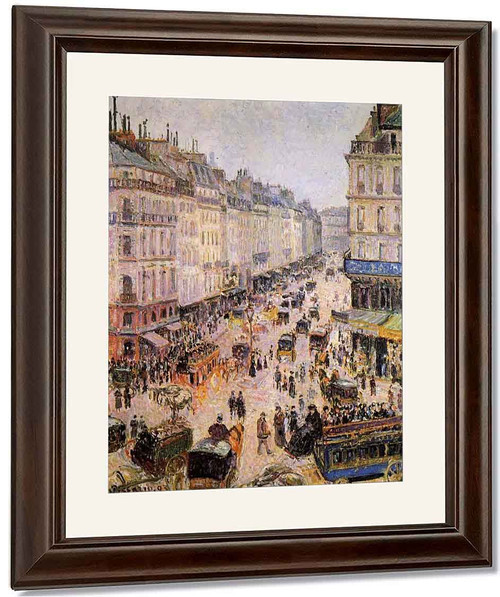Rue Saint Lazare1 By Camille Pissarro Art Reproduction from Cutler