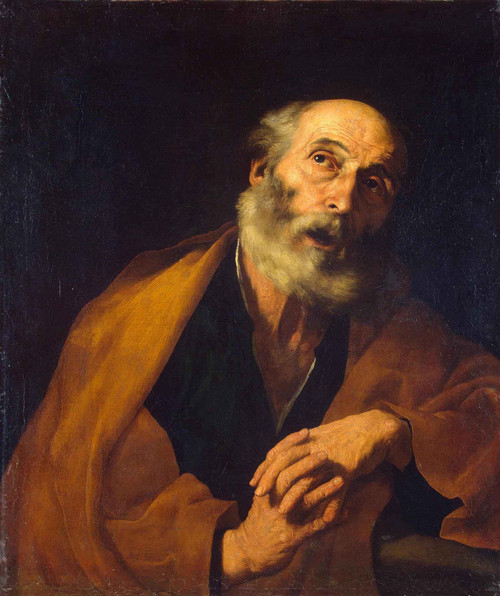 Saint Peter By Jusepe De Ribera