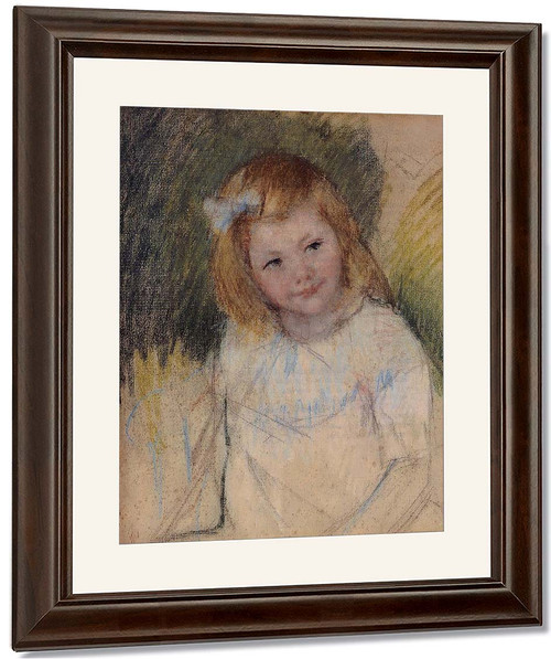 Sara Looking To The Right By Mary Cassatt By Mary Cassatt