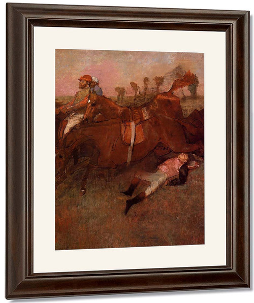 Scene From The Steeplechase The Fallen Jockey By Edgar Degas By Edgar Degas