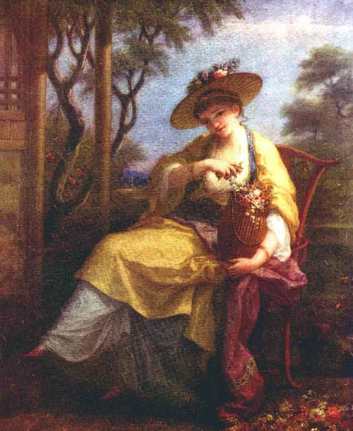 Self Portrait 1 By Angelica Kauffmann By Angelica Kauffmann