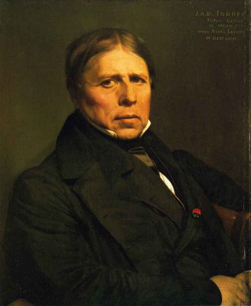 Self Portrait At The Age Of 78 By Jean Auguste Dominique Ingres By Jean Auguste Dominique Ingres