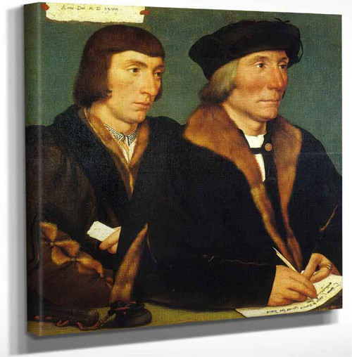 Portrait Of Sir Thomas Godsalve And His Son John By Hans Holbein The Younger Art Reproduction