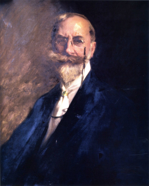 Self Portrait1 By William Merritt Chase By William Merritt Chase