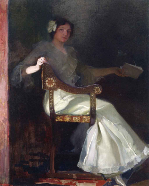 Senora De Sorolla In White By Joaquin Sorolla Y Bastida Senora De Sorolla In White By Joaquin Sorolla Y Bastida